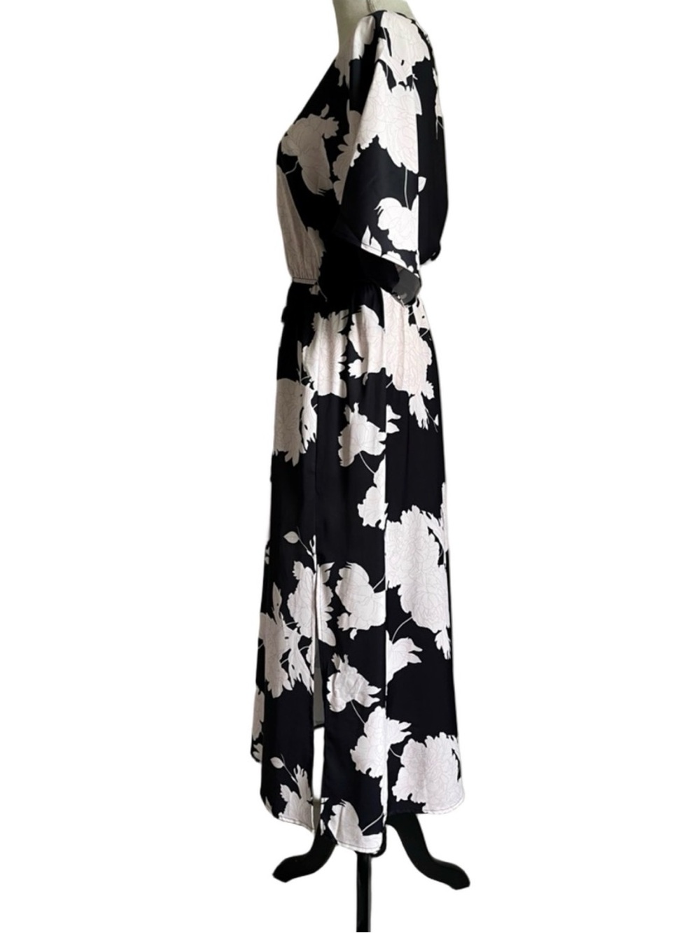 Cupshe Black One-Shoulder Floral Maxi Dress - Picture 3 of 5